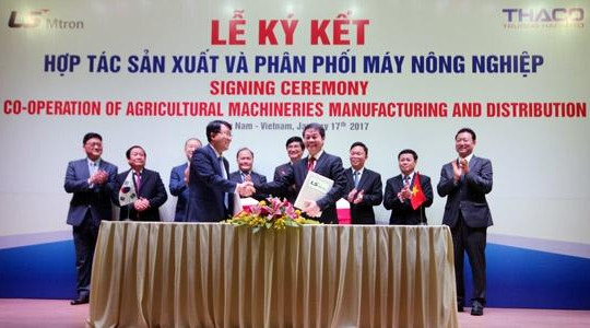 Trường Hải sẽ sản xuất máy nông nghiệp nội địa