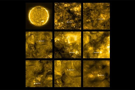 Công bố những bức ảnh chụp gần bề mặt mặt trời nhất