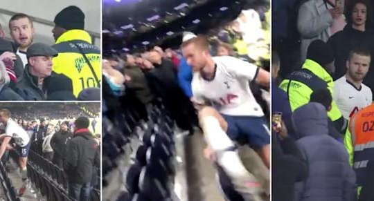 Tottenham bị đá văng khỏi FA Cup, Eric Dier nhảy lên khán đài đánh nhau với CĐV