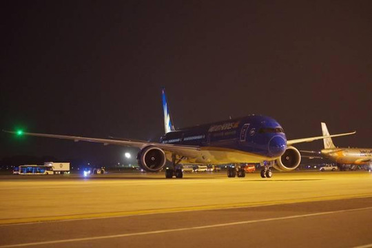Siêu máy bay Boeing 787-10 thuê từ Mỹ đã về Việt Nam