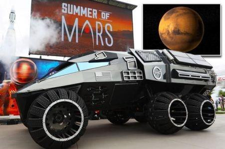 NASA công bố xe thám hiểm sao Hỏa, thiết kế giống siêu xe của Batman