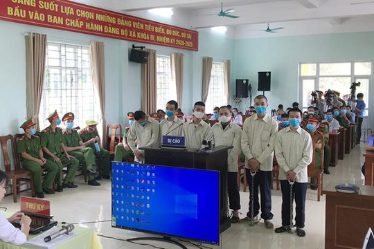 Đưa người Trung Quốc vượt biên vào Việt Nam, 6 bị cáo bị phạt án tù