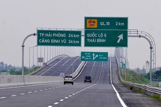 Cao tốc Hà Nội - Hải Phòng thu phí không dừng từ 11.8