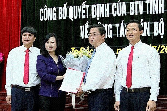Điều chuyển tân Bí thư Thành ủy Bắc Ninh Nguyễn Nhân Chinh làm Phó giám đốc Sở LĐ-TB-XH