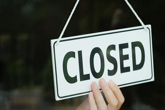 Trung bình hơn 9.000 doanh nghiệp đóng cửa mỗi tháng