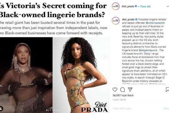 Victoria's Secret bị nghi đạo thiết kế của người da màu