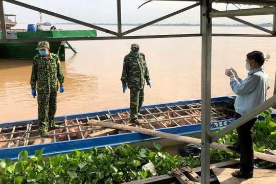 An Giang: Bắt hơn 6 tấn heo nhập lậu từ Campuchia