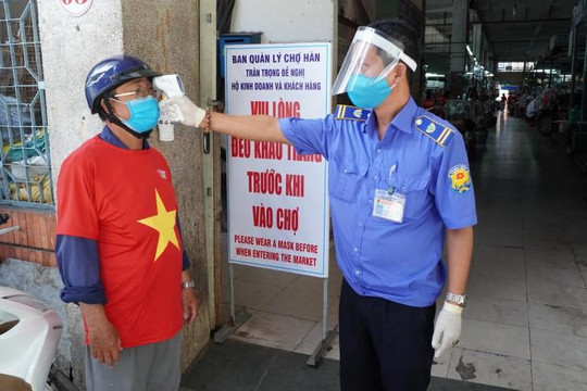 Thông báo tìm người liên quan đến nhân viên quản lý chợ nhiễm COVID-19 ở Đà Nẵng