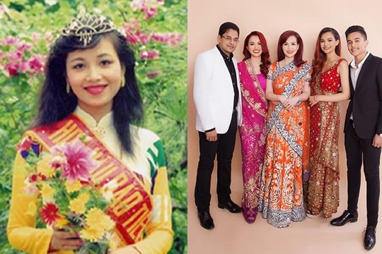 Hoa hậu Việt Nam biết 5 ngoại ngữ, chịu nhiều điều tiếng vì lấy chồng Ấn Độ bây giờ ra sao?