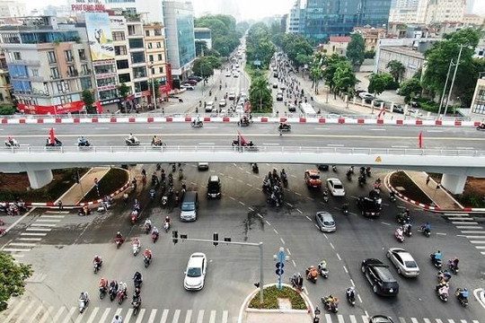 Hà Nội: Khánh thành cầu vượt tại nút giao đường Hoàng Quốc Việt - Nguyễn Văn Huyên