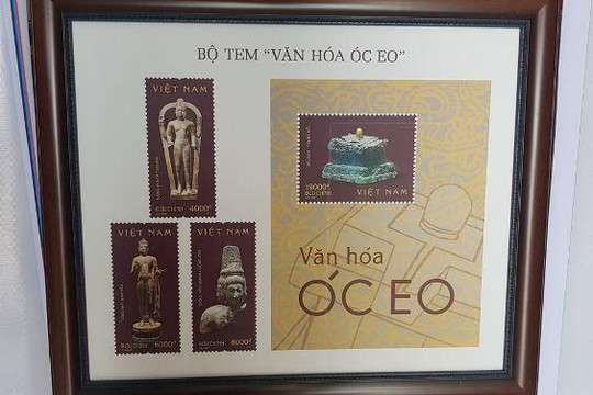 Công bố phát hành tem bưu chính văn hóa Óc Eo