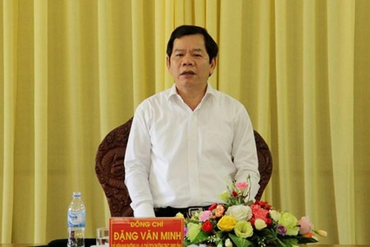 Ông Đặng Văn Minh làm Phó bí thư Tỉnh ủy Quảng Ngãi