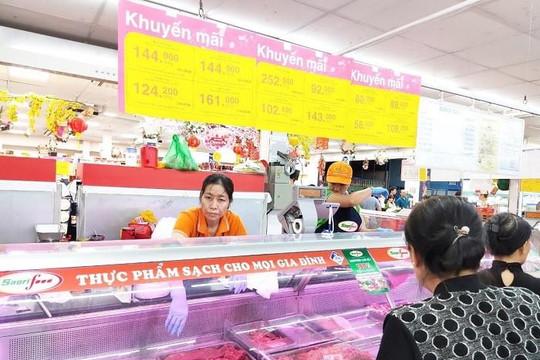 TP.HCM: "Thịt heo bình ổn" giảm từ 3,6 - 8,9% giá bán