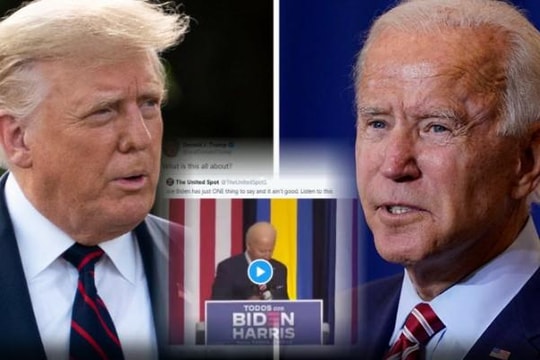 Ông Trump nhắc Trung Quốc khi chia sẻ video chế Biden nhảy theo nhạc rap chửi cảnh sát