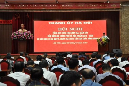 Hà Nội: 328 tổ chức đảng, 1.271 đảng viên vi phạm, phải kỷ luật nhiệm kỳ 2015-2020