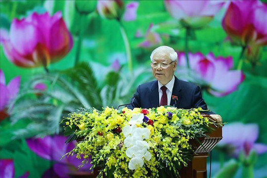 Tổng bí thư, Chủ tịch nước Nguyễn Phú Trọng: Quân đội xứng đáng là quân đội trong lòng dân
