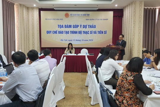 Thứ trưởng Bộ GD-ĐT muốn việc đào tạo thạc sĩ, tiến sĩ ở Việt Nam dễ dàng hơn