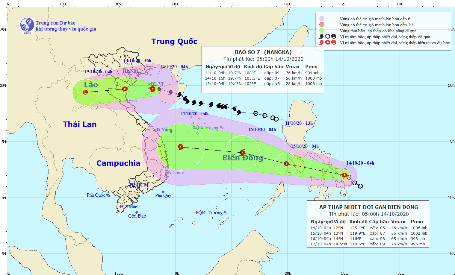 Bão số 7 giật cấp 11 đổ bộ các tỉnh từ Thái Bình đến Nghệ An, thêm một áp thấp nhiệt đới trên Biển Đông