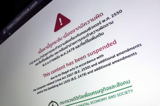 Thái Lan chặn hơn 190 web sex, dân phản đối và kêu gọi biểu tình