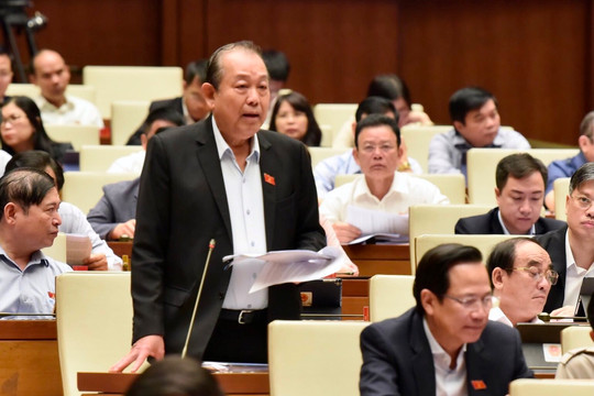 Phó thủ tướng Thường trực trả lời chất vấn về vụ phân bón Thuận Phong