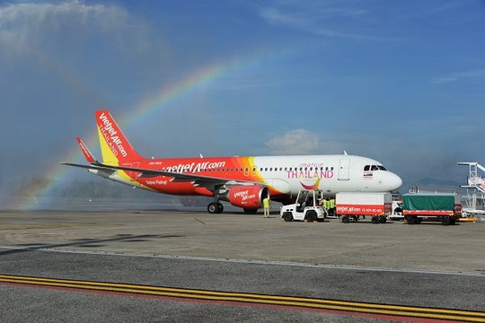 Vietjet nhận thêm máy bay mới, tiếp tục mở rộng mạng bay tại Thái Lan