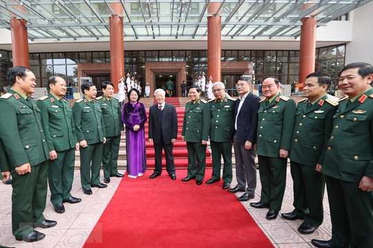 Tổng Bí thư, Chủ tịch nước Nguyễn Phú Trọng dự khai mạc hội nghị Quân chính toàn quân năm 2020