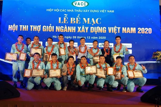 Thành công hội thi thợ giỏi ngành xây dựng Việt Nam 2020 - Góc nhìn từ doanh nghiệp