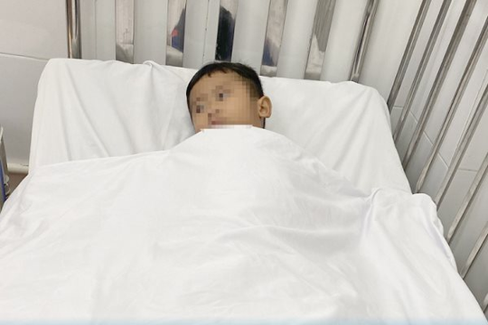 Bé trai 4 tuổi nhập viện cấp cứu cùng “hung thủ” rắn lục đuôi đỏ