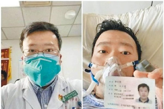 Người Trung Quốc tưởng nhớ bác sĩ bị cảnh sát bịt miệng vì cảnh báo về COVID-19 đầu tiên