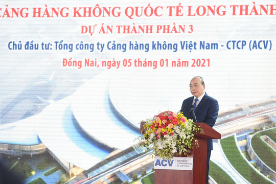 Thủ tướng dự Lễ khởi công Cảng hàng không quốc tế Long Thành