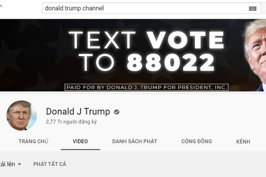 Vừa đăng 8 video/ngày, kênh YouTube của Trump có thể bị xóa vì các nhóm dân quyền gây áp lực