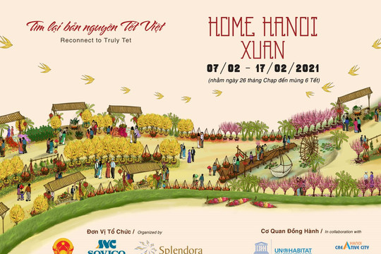 Đường hoa Home Hanoi Xuan 2021 sắp xuất hiện tại Hà Nội