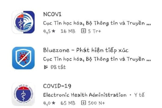 Các ứng dụng CNTT phục vụ phòng, chống dịch COVID-19