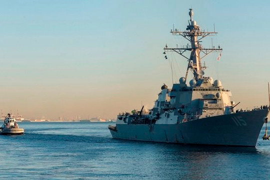 Điều khu trục hạm USS Rafael Peralta tới Nhật, Mỹ rà soát lại thế trận quân sự toàn cầu