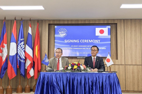Nhật Bản tài trợ gần 3 triệu USD giám sát nước sông Mekong