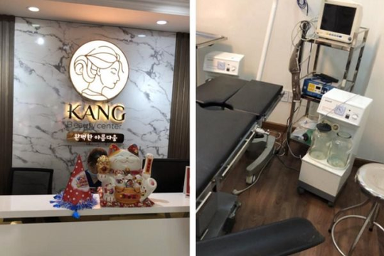 Chỉ là cơ sở chăm sóc da nhưng “Kang Beauty Center” ngang nhiên hút mỡ bụng