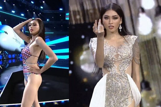 Ngọc Thảo gây ấn tượng với màn 'hất tà' đỉnh cao tại bán kết Miss Grand International 2020