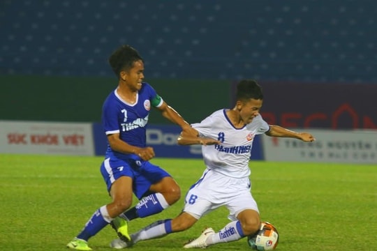 VCK U.19 Quốc gia: Hạ Quảng Nam 2-1, An Giang giành ngôi đầu bảng B