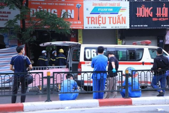 Cháy cửa hàng đồ sơ sinh ở Hà Nội, 4 người tử vong