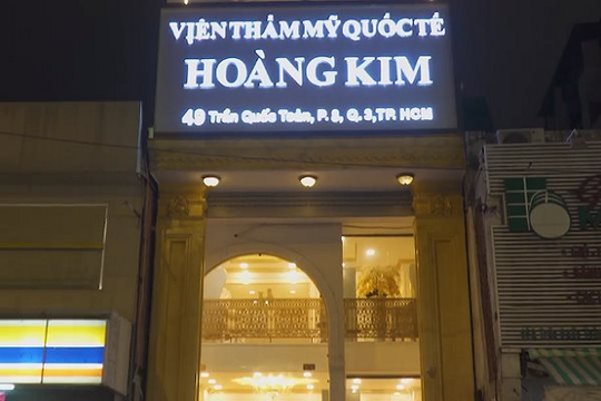 TP.HCM: Sau khi đến làm đẹp ở Viện thẩm mỹ hoạt động chui Hoàng Kim, khách hàng gặp biến chứng