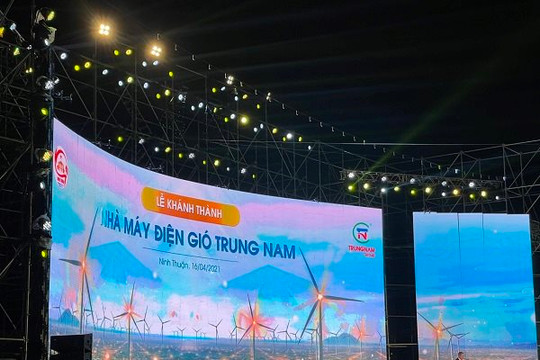 Ninh Thuận: Trungnam Group khánh thành Nhà máy Điện gió Trung Nam