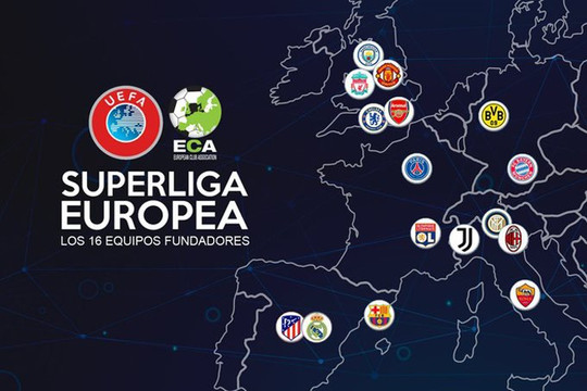 12 CLB hàng đầu châu Âu quyết lập Super League mặc UEFA đe dọa, lộ diện nhà tài trợ chính