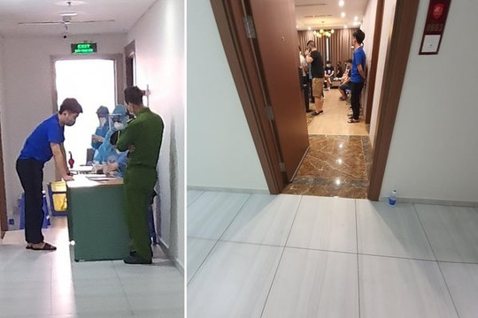 Phát hiện hơn 40 người Trung Quốc nhập cảnh trái phép trốn trong chung cư ở Hà Nội
