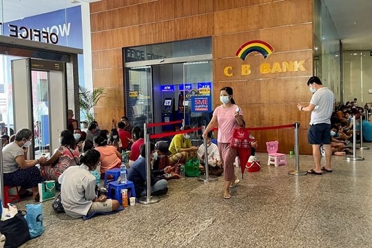 Khủng hoảng tiền mặt tại Myanmar
