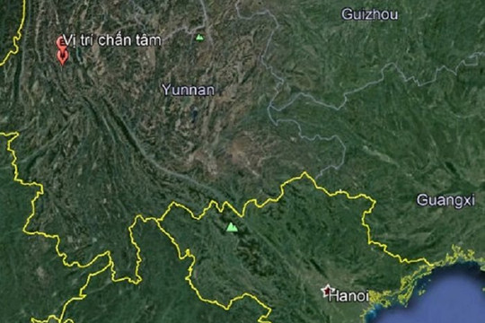 Động đất 5,8 độ richter gây rung chấn ở Hà Nội