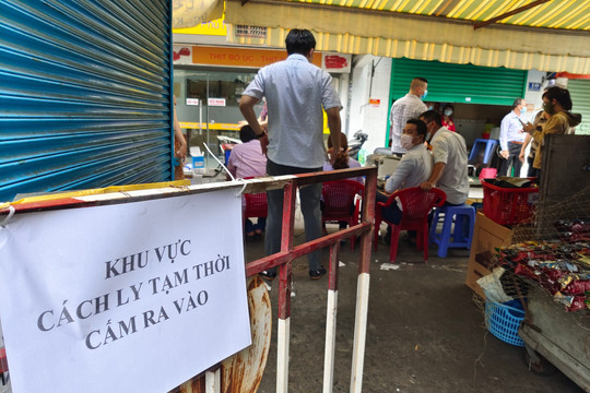 TP.HCM: Truy vết người đến 3 quán ở 200 Xóm Chiếu, phong tỏa chợ Phú Nhuận 