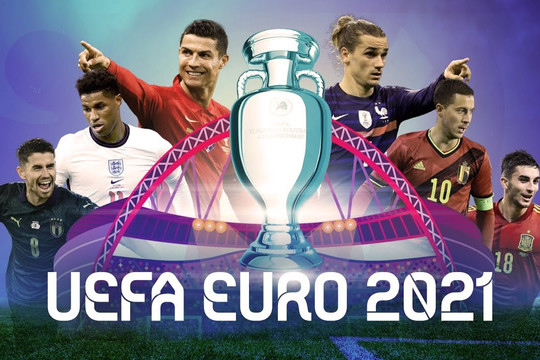 Lịch thi đấu EURO 2020 (VTV3, VTV6 tường thuật trực tiếp)