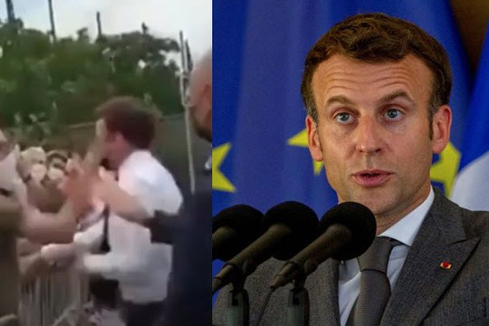 Tổng thống Pháp bị người lạ tát, thủ tướng nói ‘xúc phạm nền dân chủ’