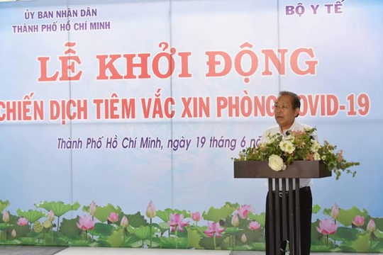 TP.HCM mở chiến dịch tiêm vắc xin ngừa COVID-19 có quy mô lớn nhất 