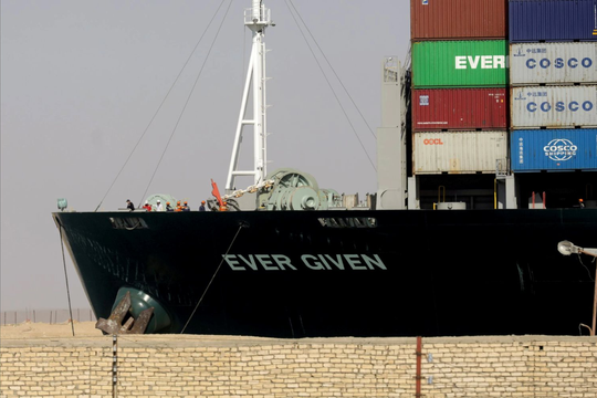 Ai Cập đồng ý thả siêu tàu Ever Given, nhận món bồi thường 550 triệu USD 